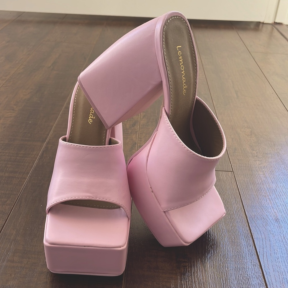 MissLola Pink Heels -Emerson Size 5.5